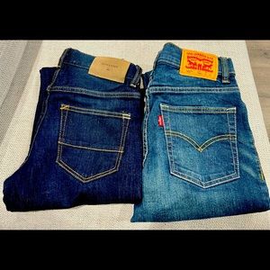 NWOT lot of 2 boys jeans size 10